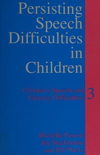 Persisting speech difficulties in children