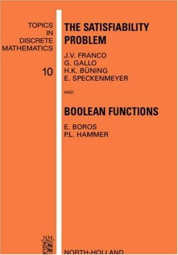 SATISFIABIL PROB & BOOL TDM10H (Topics in Discrete Mathematics)