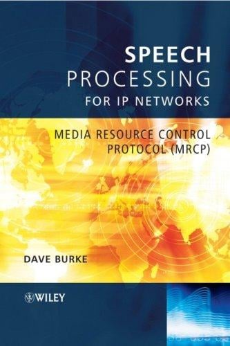 Speech Processing for IP Networks: Media Resource Control Protocol (MRCP)