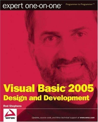 Expert One-on-One Visual Basic 2005 Design and Development (Expert One on One)