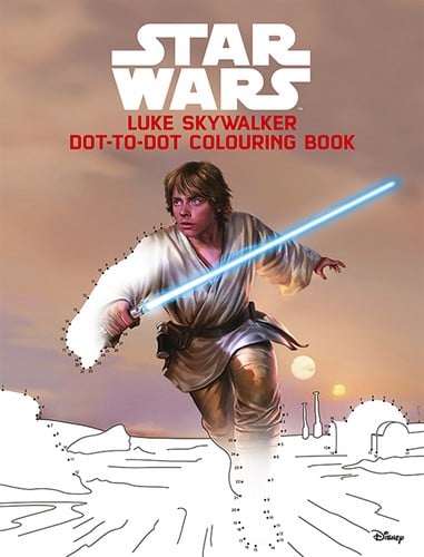 Luke Skywalker Dot-To-Dot Colouring and Activity Book