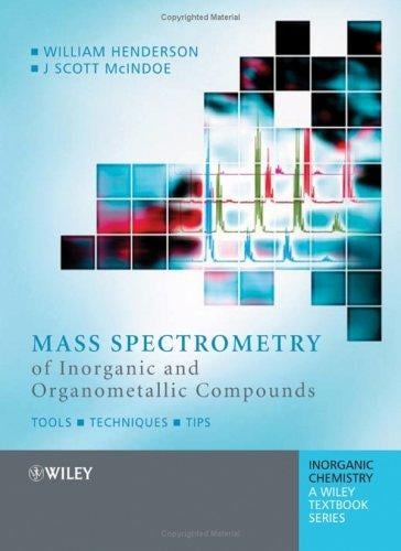 Mass Spectrometry of Inorganic and Organometallic Compounds: Tools  Techniques  Tips (Inorganic Chemistry: A Textbook Series)
