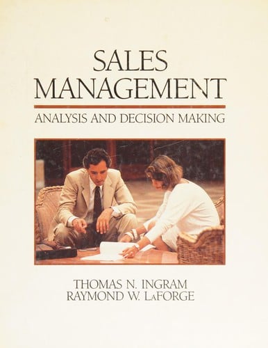 Sales management: analysis and decision making