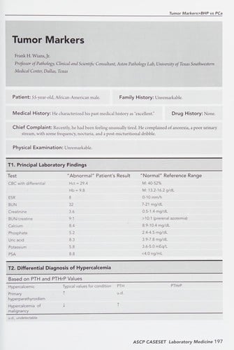 ASCP caseset: laboratory medicine
