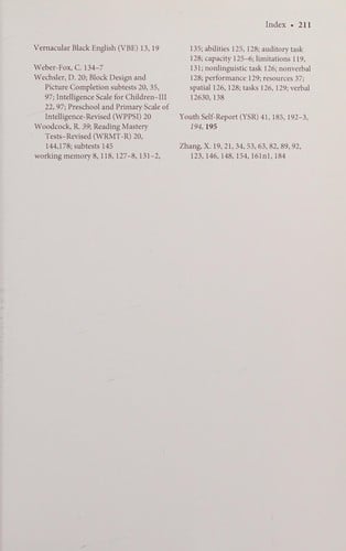 Understanding Individual Differences in Language Development Across the School Years