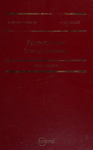 Property law: cases and commentary