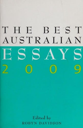 The best Australian essays 2009