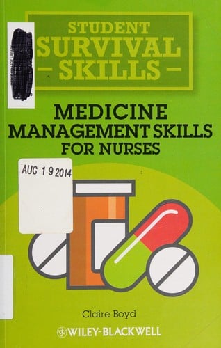 Medicine management skills for nurses