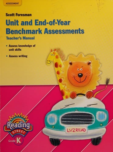 Kindergarten unit and end-of-year benchmark assessments teacher's manual