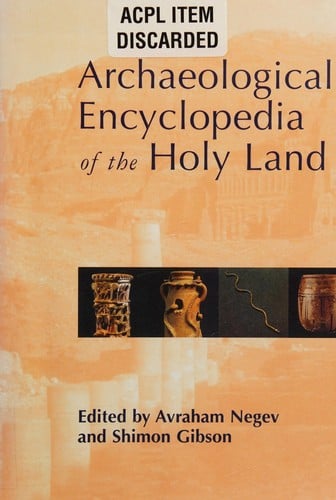 Archaeological encyclopedia of the Holy Land