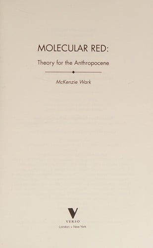 Molecular red: theory for the Anthropocene