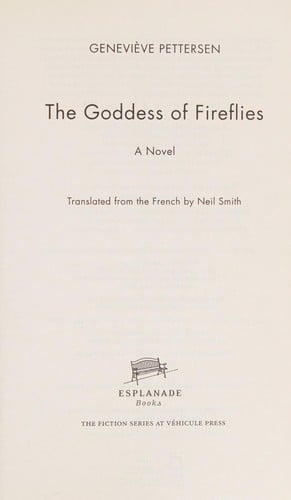 The goddess of fireflies: a novel