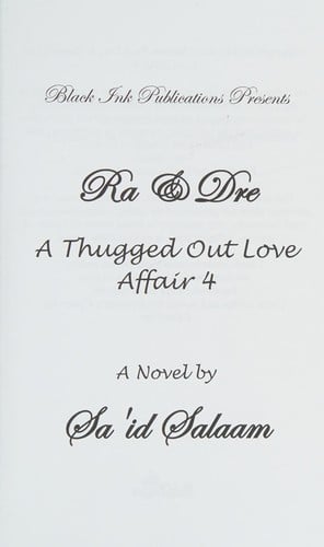 Ra & Dre 4: a thugged out love affair