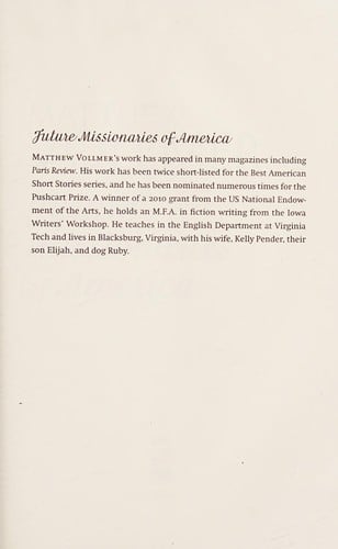 Future missionaries of America