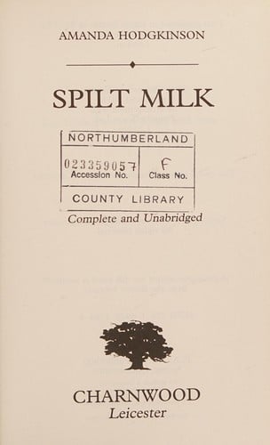 Spilt milk