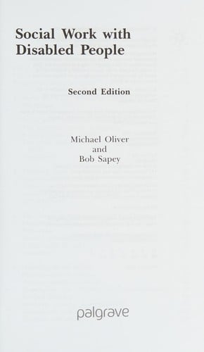 Social work with disabled people