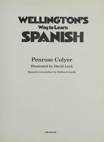 Wellington's way to learn Spanish
