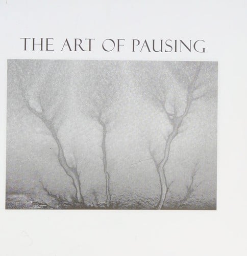 The art of pausing: meditations for the overworked and overwhelmed