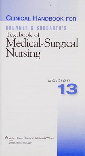 Clinical handbook for Brunner & Suddarth's textbook of medical-surgical nursing