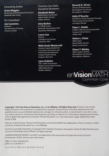 EnVision MATH Common Core: Grade 5