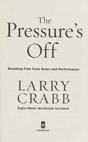 The pressure's off: breaking free from rules and performance