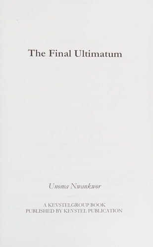 The final ultimatum