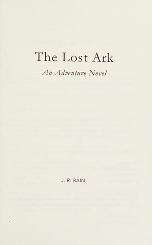 The lost ark: an adventure novel
