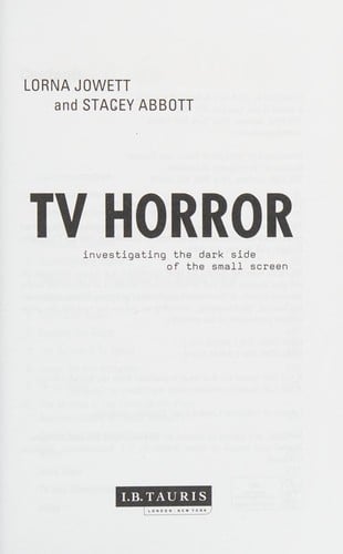TV horror: investigating the dark side of the small screen