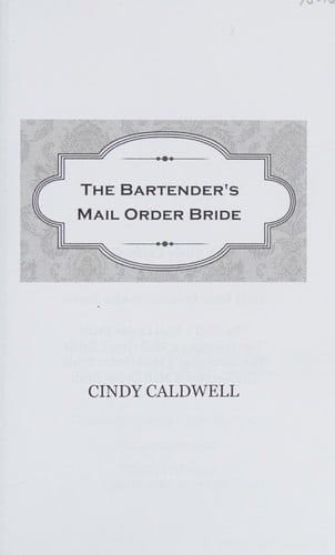 The bartender's mail-order bride