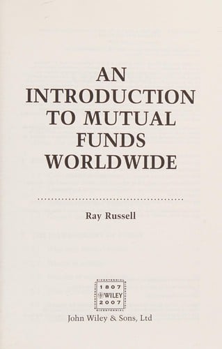 An introduction to mutual funds worldwide