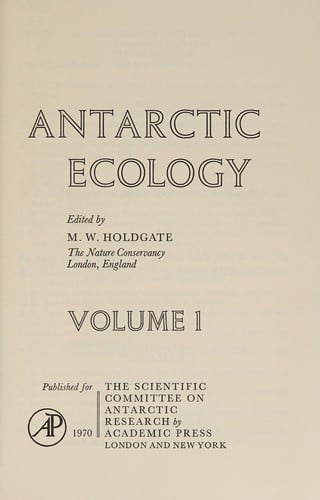 Antarctic ecology