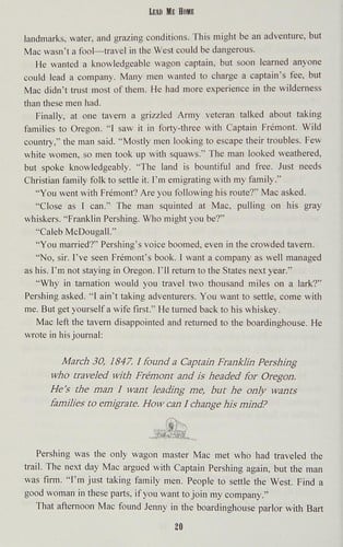 Lead me home: hardship and hope on the Oregon Trail