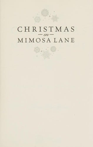 Christmas on Mimosa Lane: a seasons of the heart novel