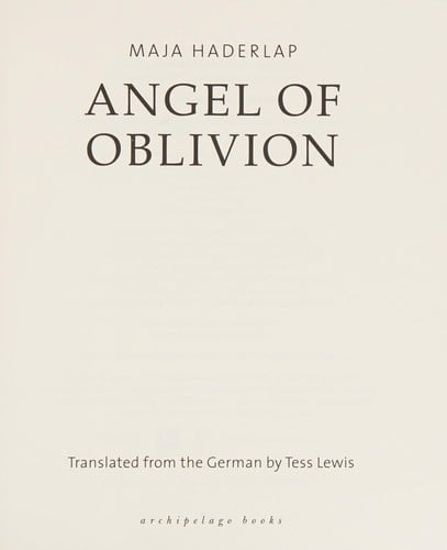 Angel of Oblivion