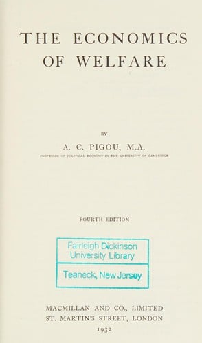 The economics of welfare