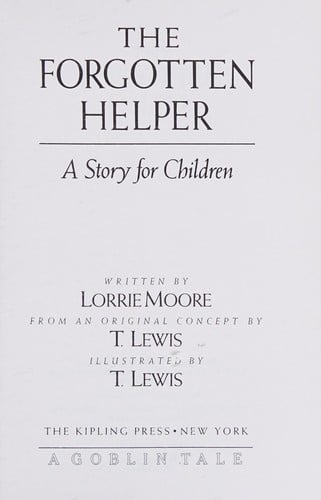 The forgotten helper: a story for children
