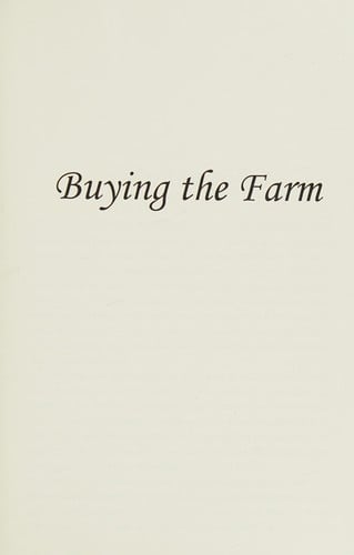 Buying the farm: a novel