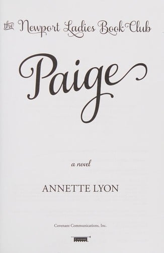 Paige: a novel