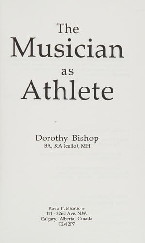 The Musician as Athlete: Alternative Approaches to Healthy Performance