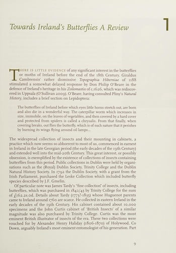 Ireland's butterflies: a review