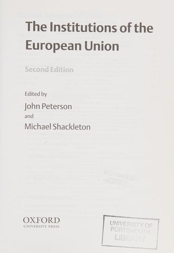 The institutions of the European Union