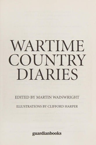 Wartime country diaries
