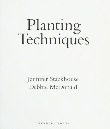 Planting techniques