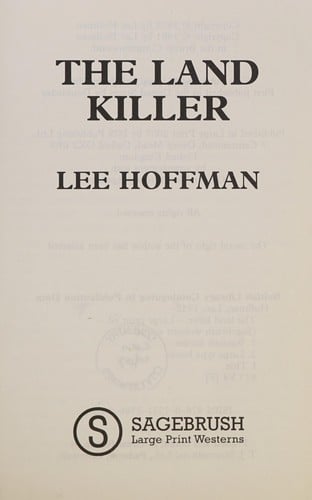 The Land Killer (Sagebrush Westerns)
