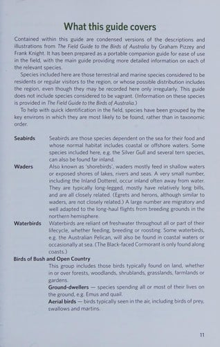 Regional field guide to birds: Red Centre to the Top End