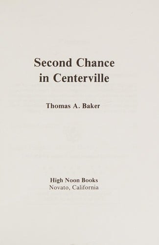 Second Chance in Centerville (High Noon)