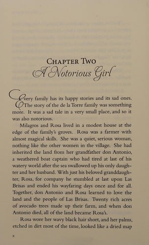 Milagros: girl from Away