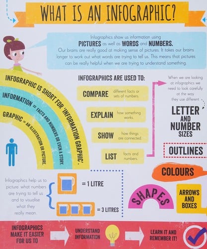 Infographics for kids: activity book