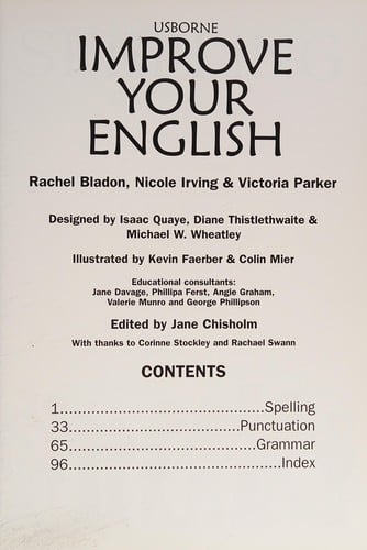 Improve Your English (Better English)