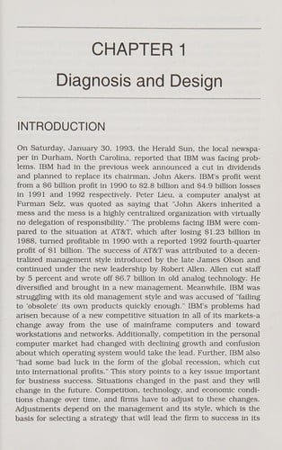 Strategic organizational diagnosis and design: the dynamics of fit